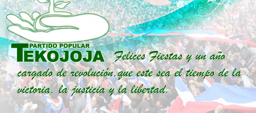 Felices Fiestas y un año cargado de revolución, que este sea el tiempo de la Victoria, la Justicia y la Libertad.
