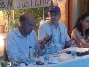 El panel de esta mañana sobre Mercosur Social , realizado en el Hotel Internacional.