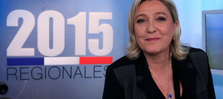 El Frente Nacional de Marine Le Pen ganaría la primera vuelta de las elecciones regionales francesas