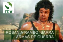 Le robaron a «Rambo» Ibarra sus armas de guerra