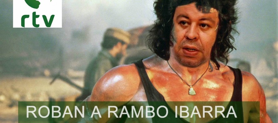 Le robaron a «Rambo» Ibarra sus armas de guerra