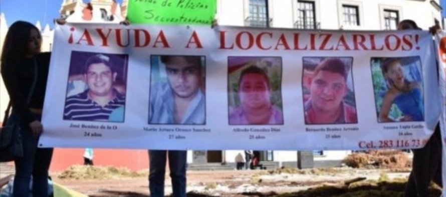 Hallan cadáveres donde desaparecieron cinco jóvenes de Veracruz