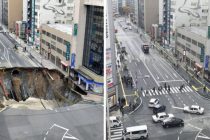Cómo Japón reparó en sólo dos días el enorme socavón que se había tragado una avenida