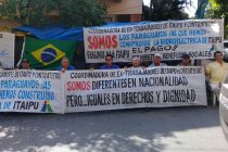 Ex trabajadores paraguayos de la Itaipu Binacional reclaman igualdad de derechos frente a Brasileños